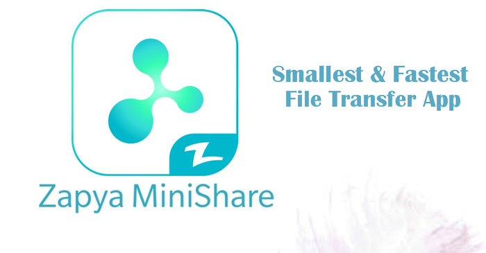 Zapya Minishare Smallest and Best File Transfer App