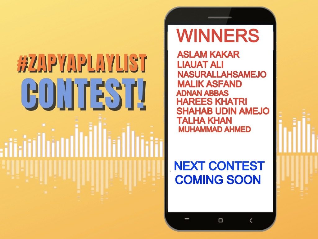 Zapya Playlist Contest Winners Announcement