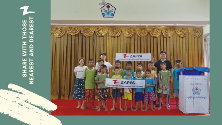 ZAPYA Charity Event in Myanmar