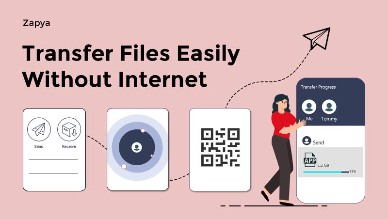 Передавайте файлы легко без интернета
