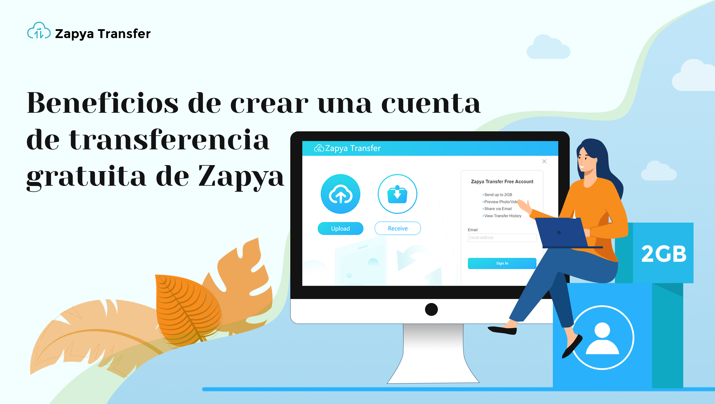 Beneficios de crear una cuenta de transferencia gratuita de Zapya