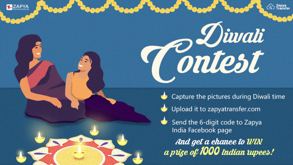 Diwali Photo Contest from Zapya Transfer