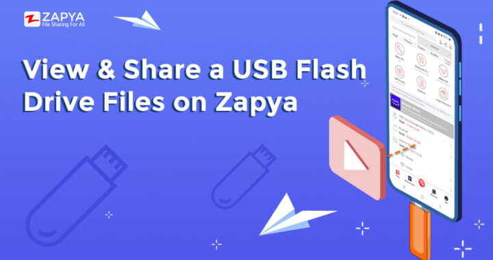 Zapya पर USB फ़ाइलें कैसे देखें और साझा करें
