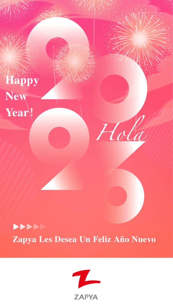 ¡Feliz año nuevo a todos nuestros usuarios de Zapya!